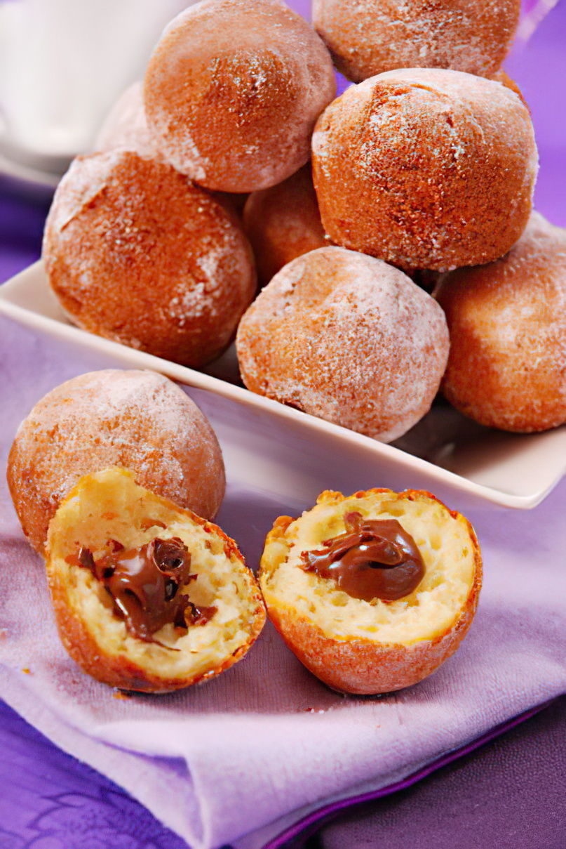 Beignets au nutella