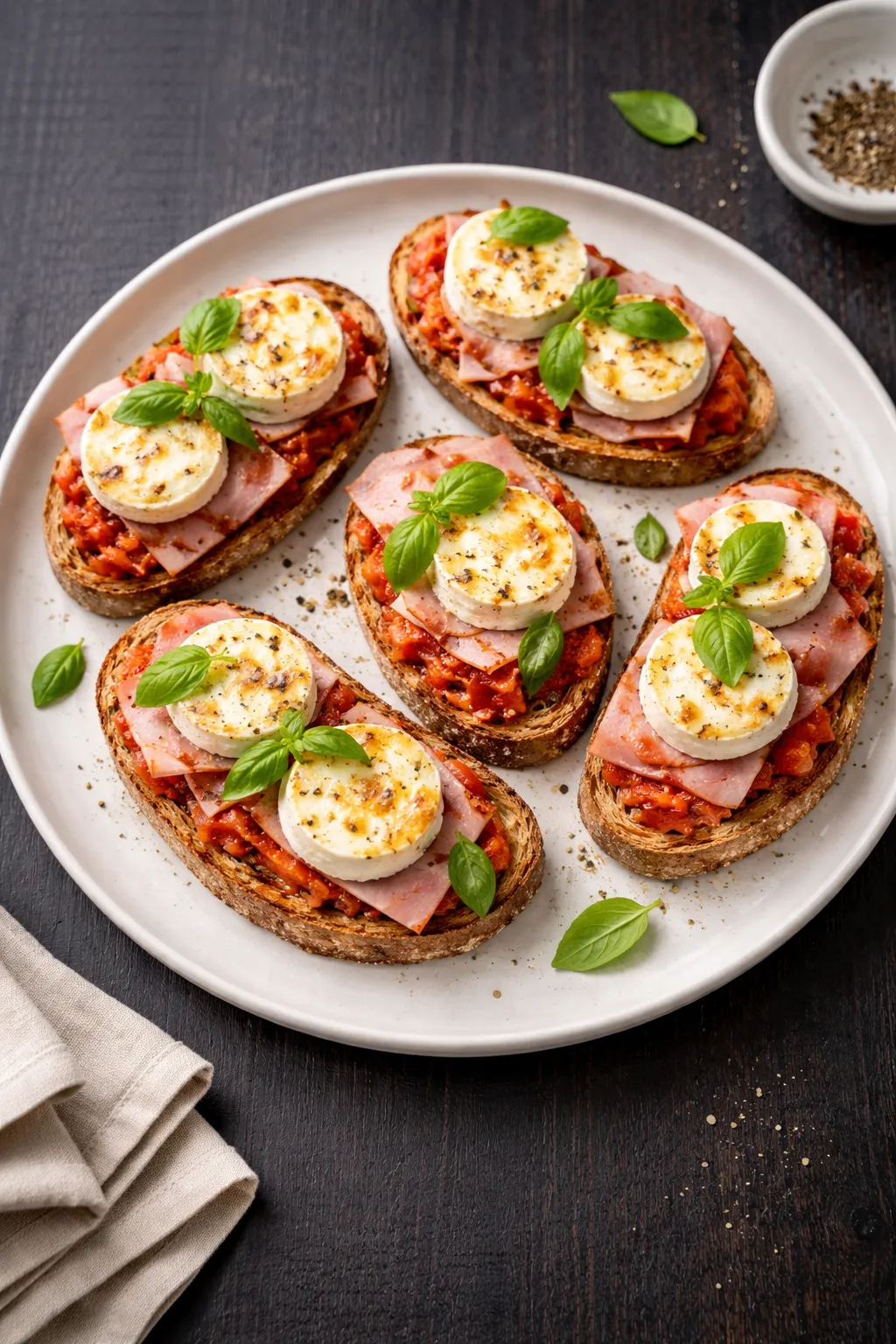 Bruschetta au chèvre