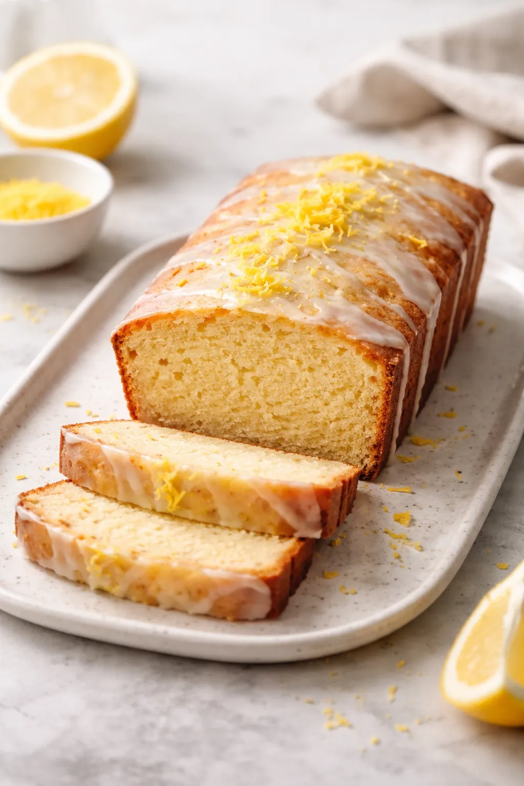 Cake au citron sans sucre