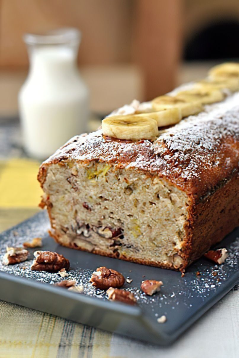 Cake aux bananes et pépites de chocolat