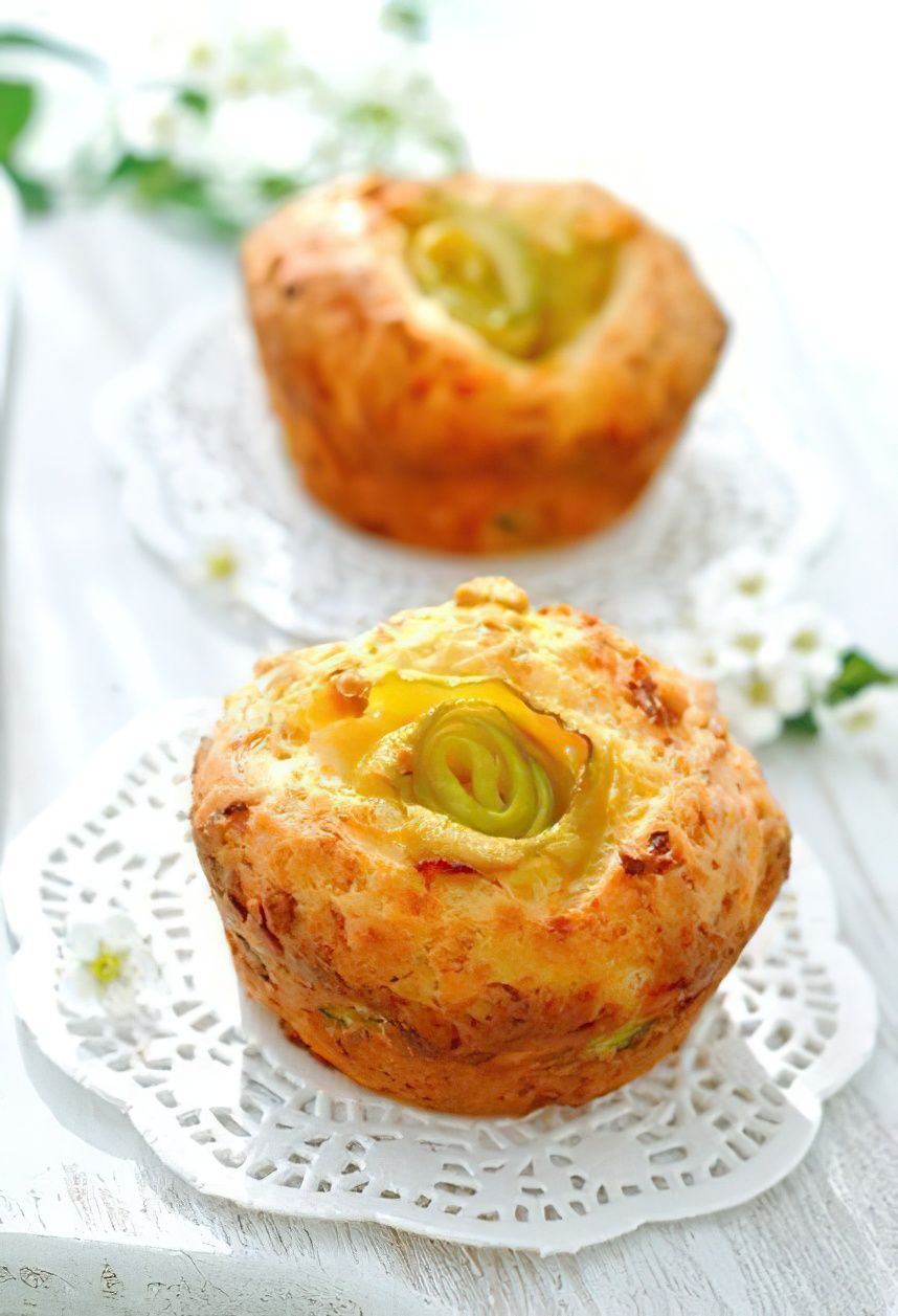 Cake courgettes parmesan