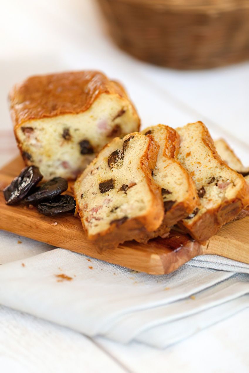 Cake pruneaux lardons