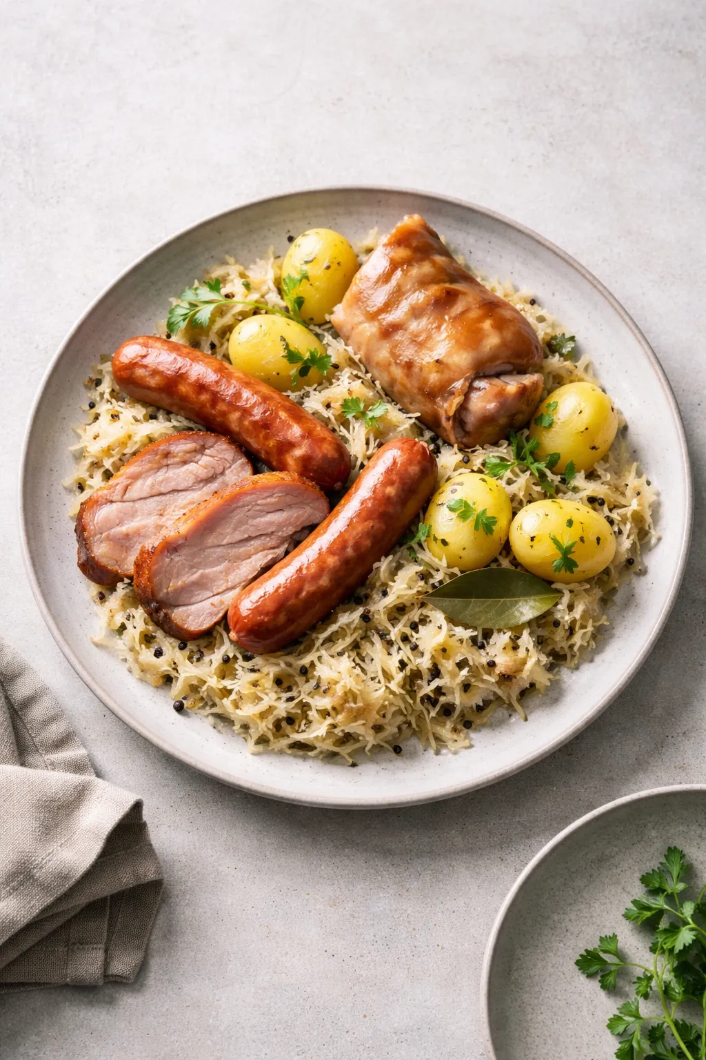 Choucroute garnie traditionnelle