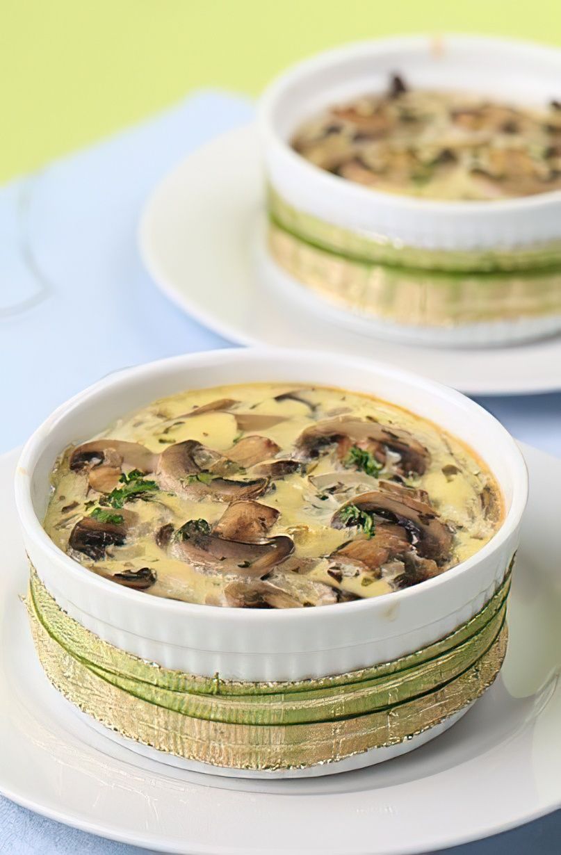 Clafoutis aux champignons