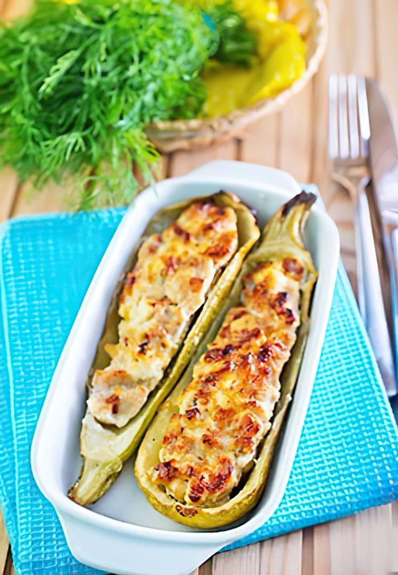 Courgettes gratinées
