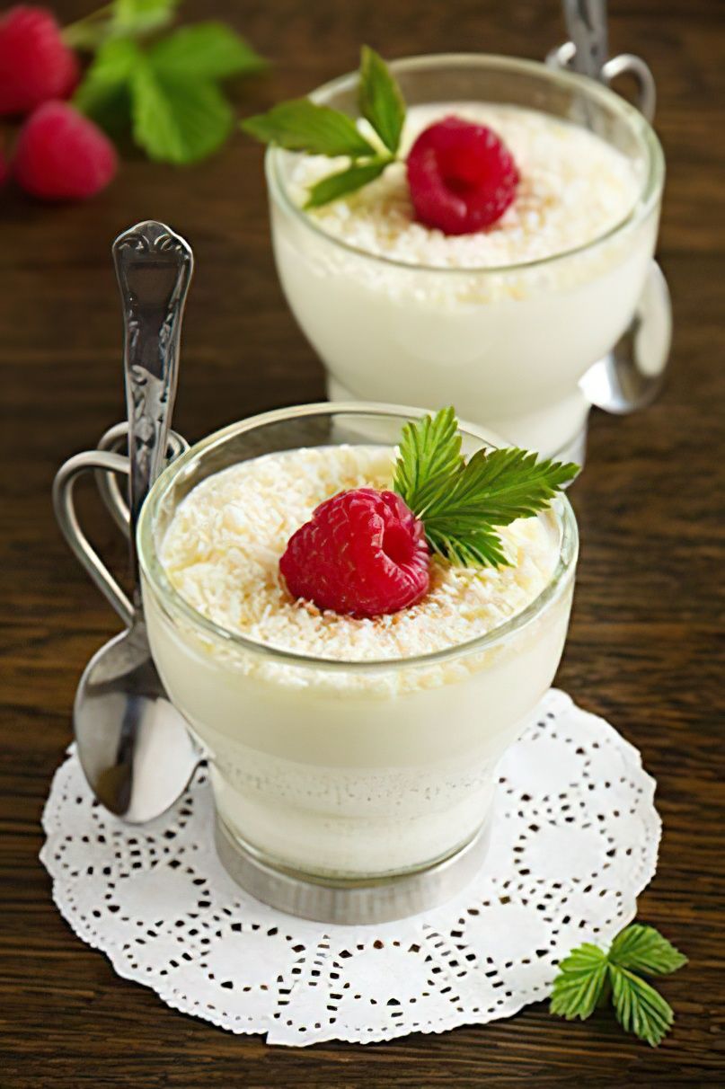 Crèmes au lait de coco