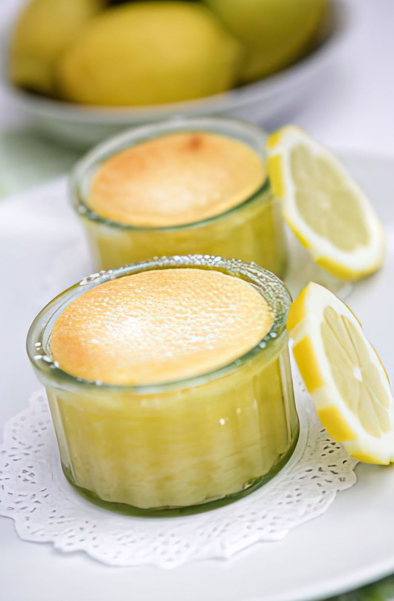Crèmes soufflées au citron