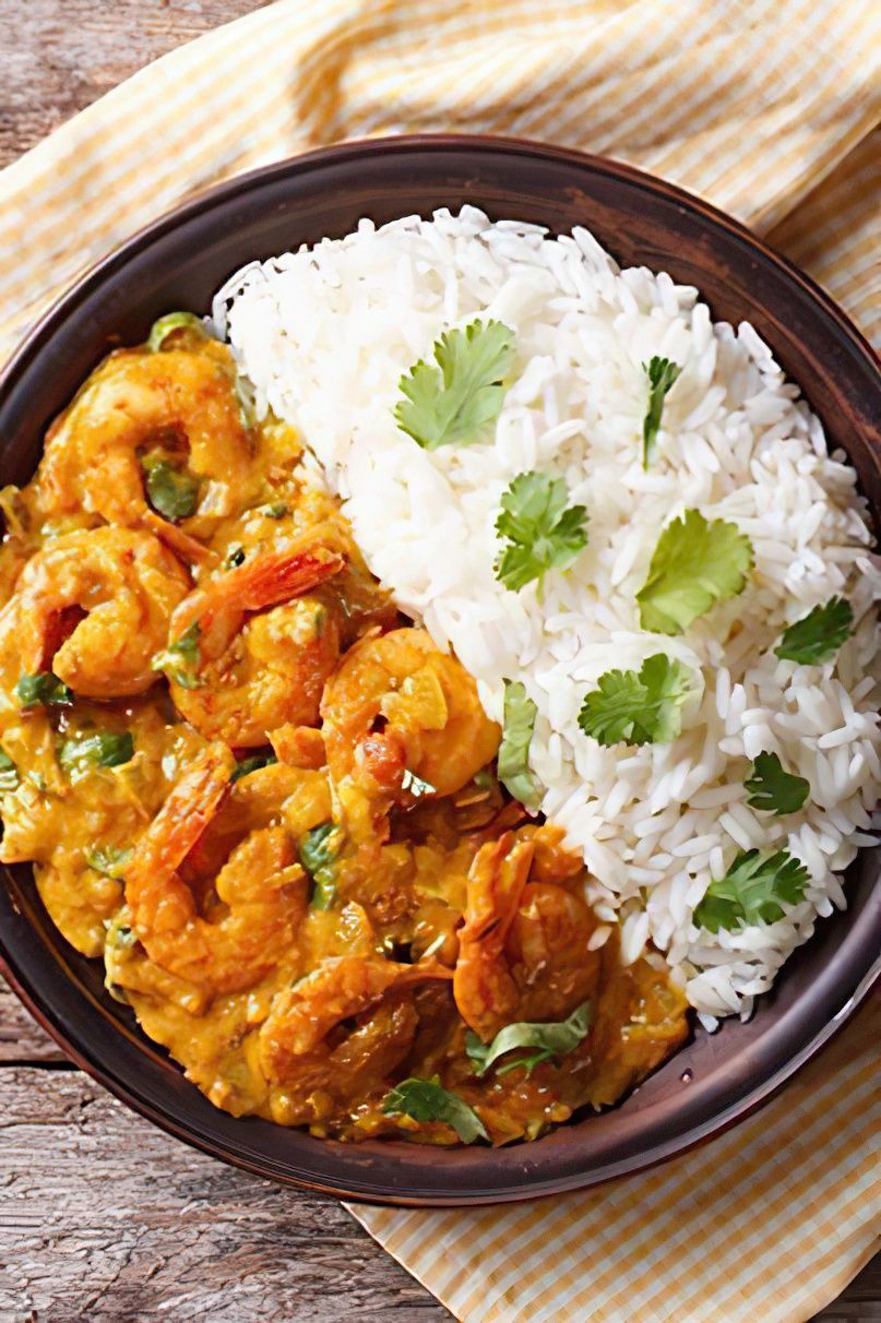 Crevettes à l'indienne