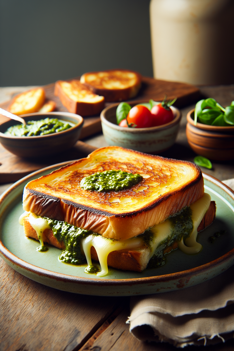 Croque Monsieur au pesto