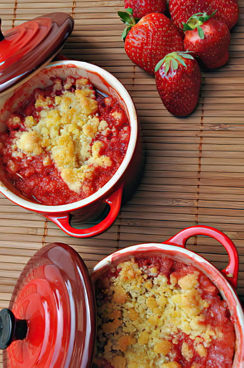 Crumble aux fraises