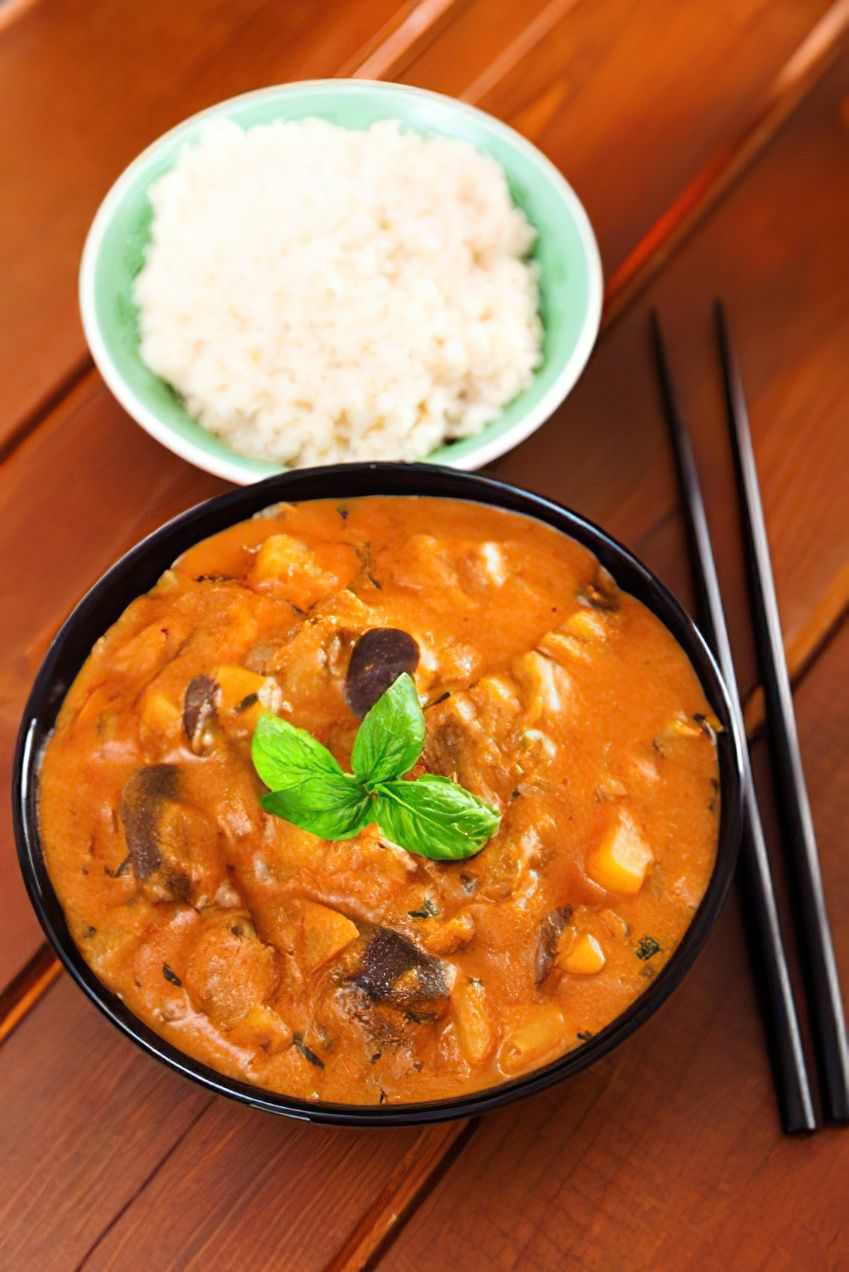 Curry d'aubergines
