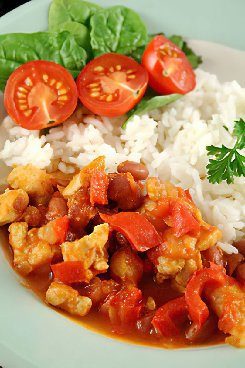 Escalopes de poulet au poivron