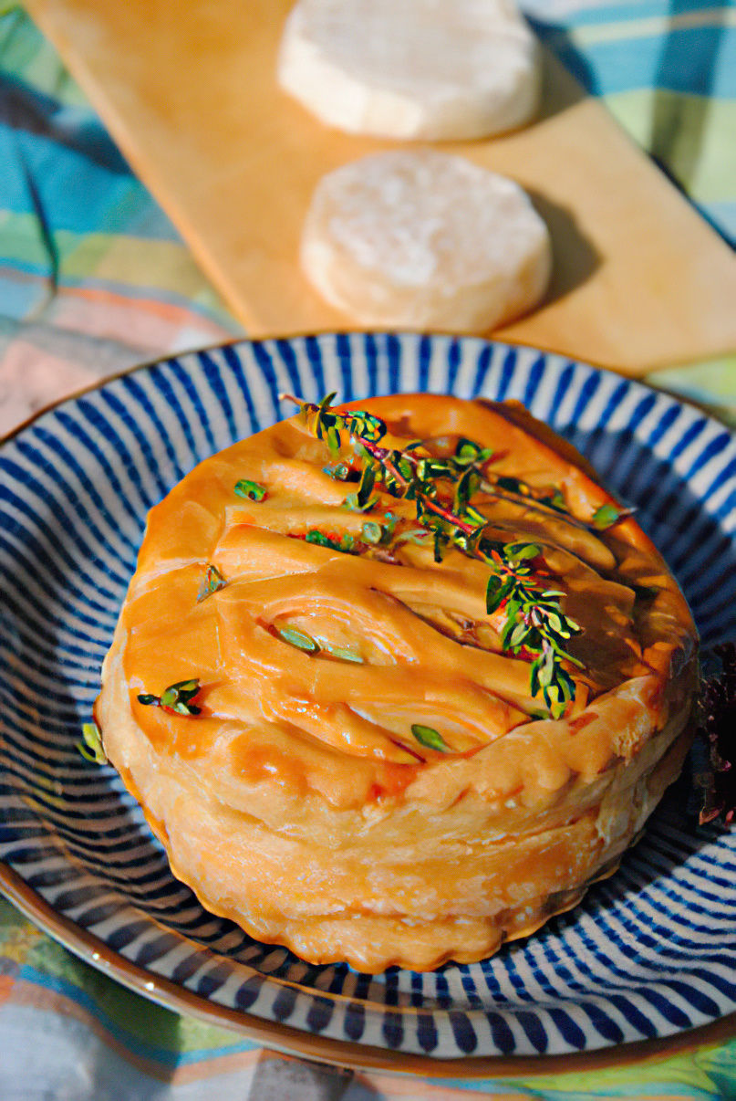 Feuilleté au chèvre et aux pommes