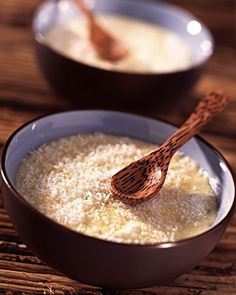 Flan au lait de coco