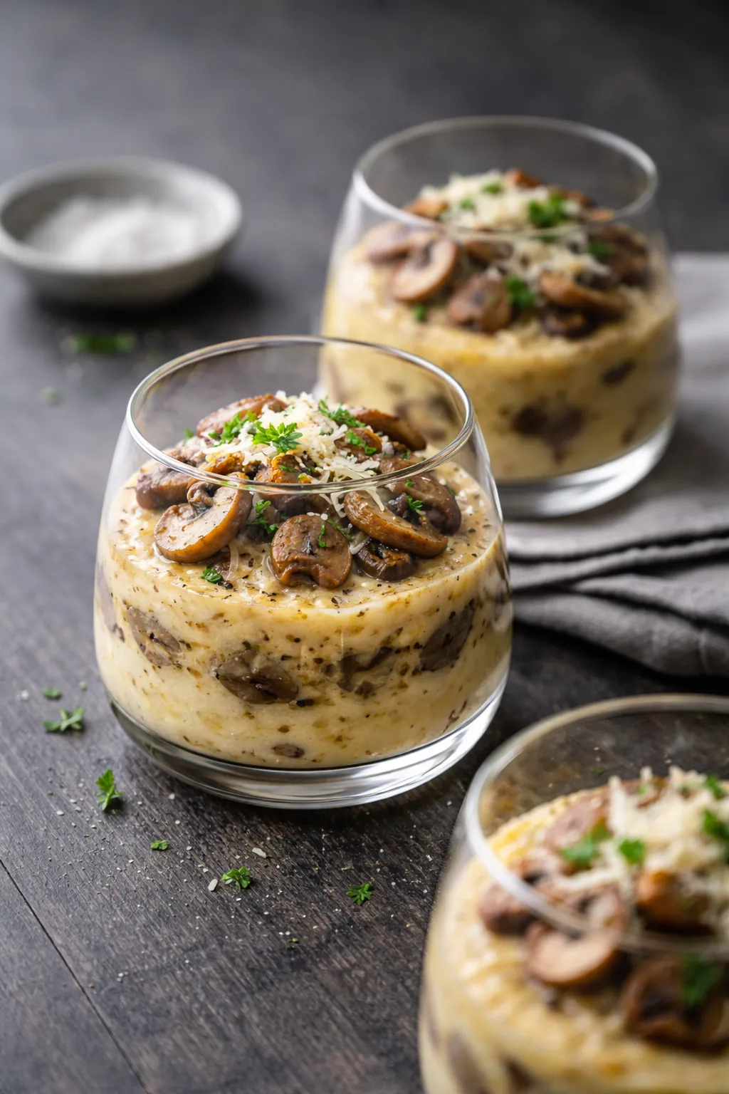 Flan aux champignons