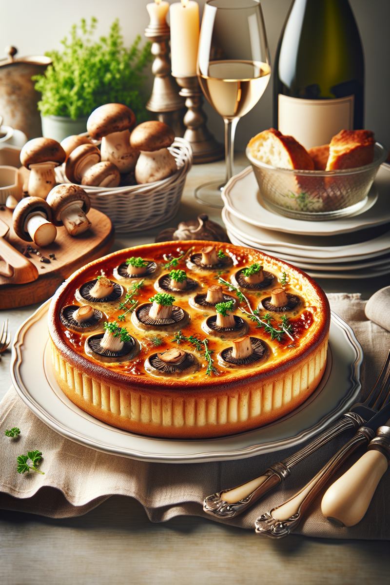 Flan aux champignons