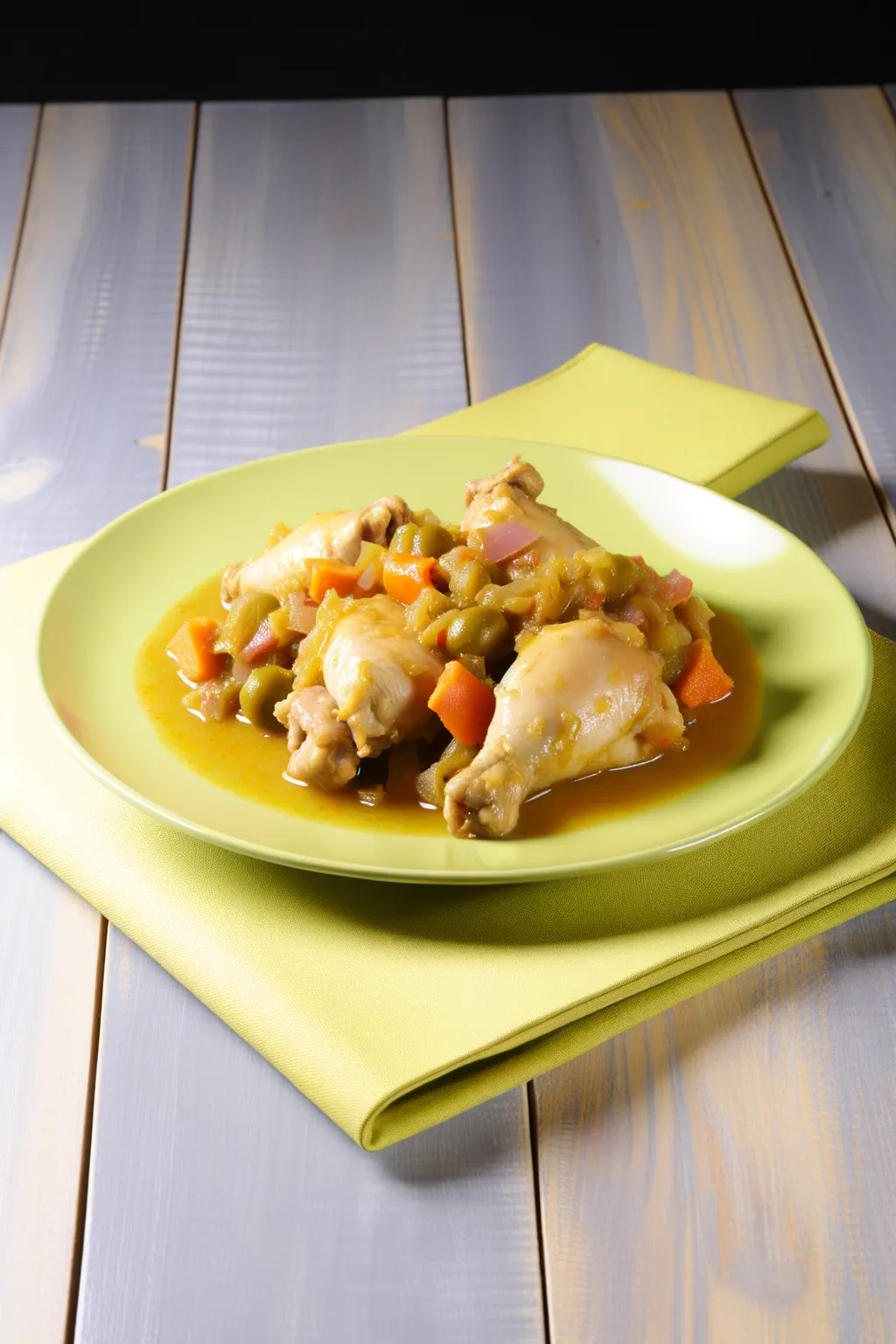 Fricassée de poulet à la créole