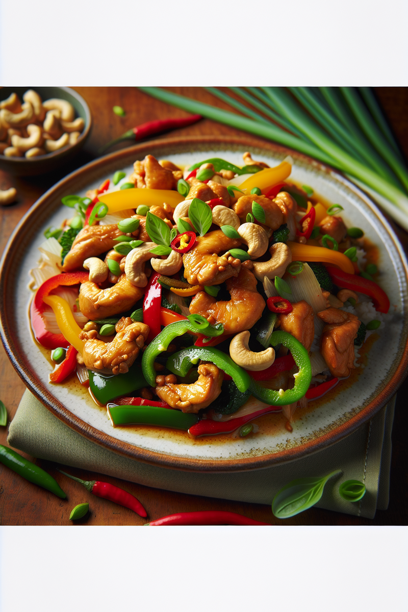 Gai Pad Med Mamuang (Poulet aux Noix de Cajou)