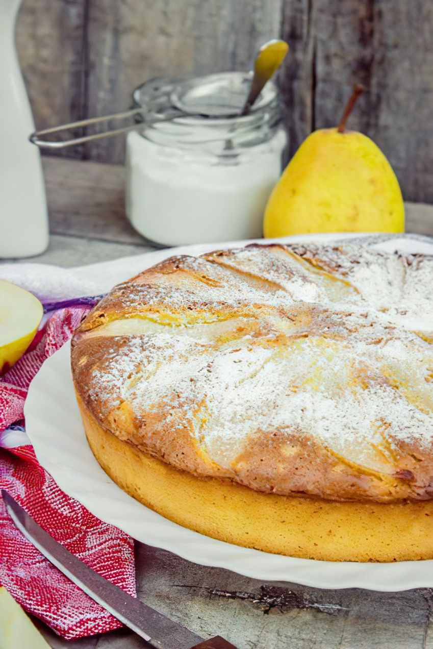 Gateau au yaourt et aux poires