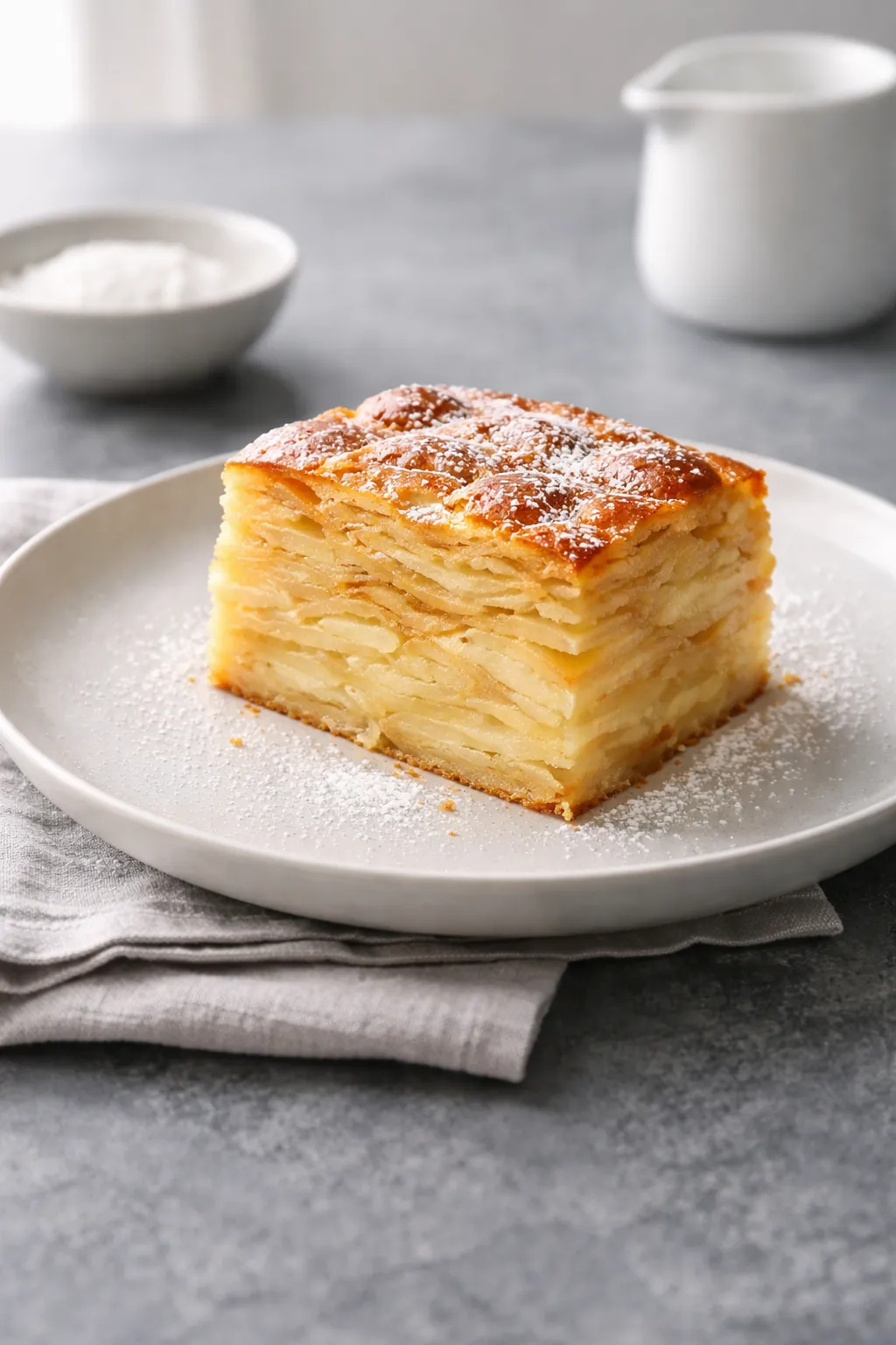 Gâteau invisible aux pommes