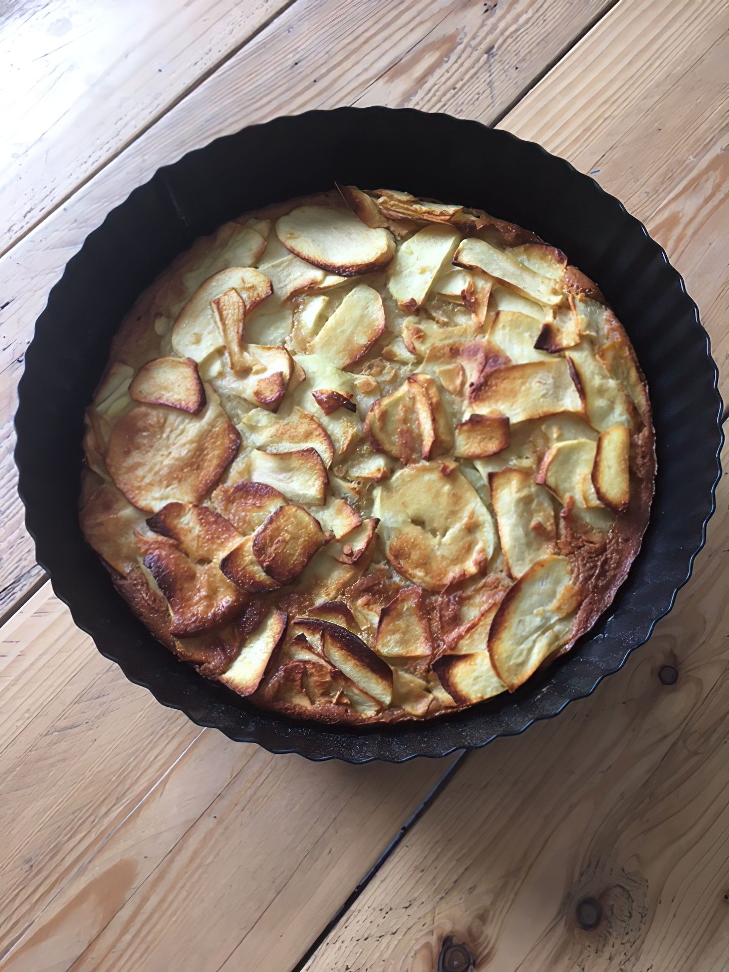 Gâteau invisible aux pommes