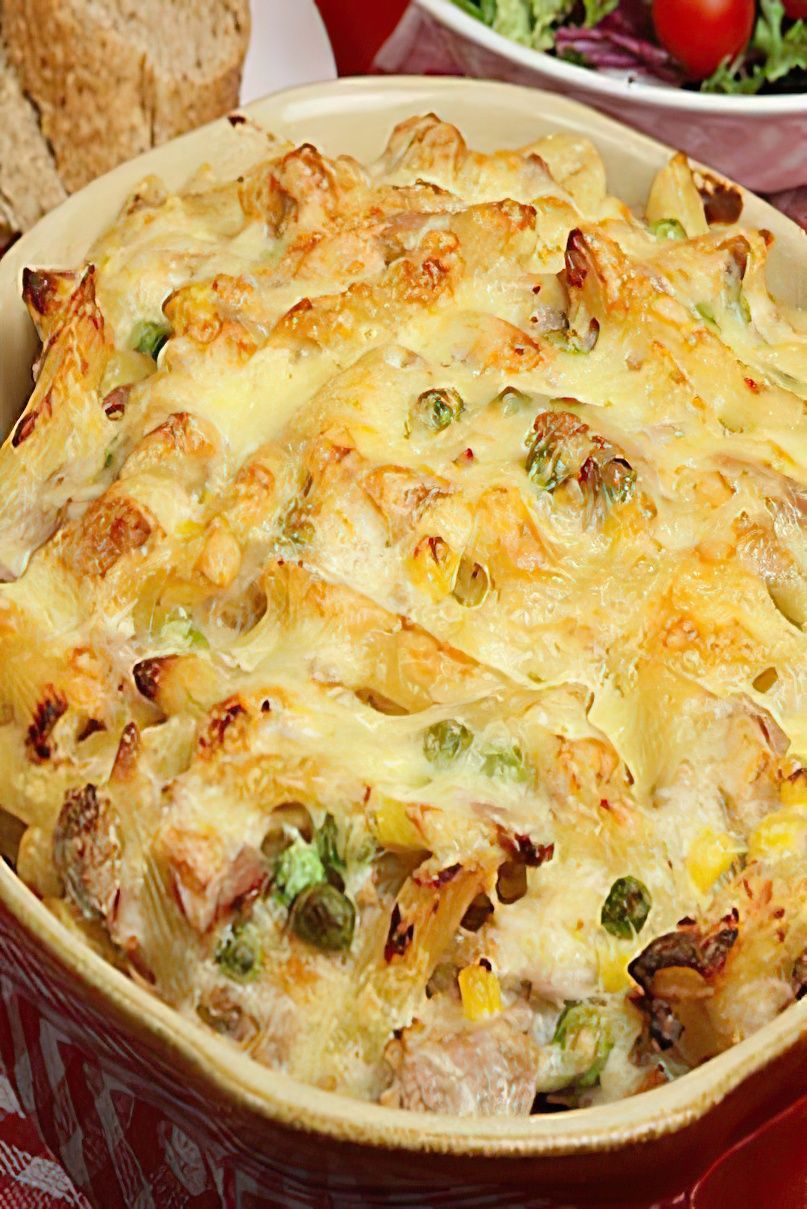 Gratin de pâtes au thon et brocolis