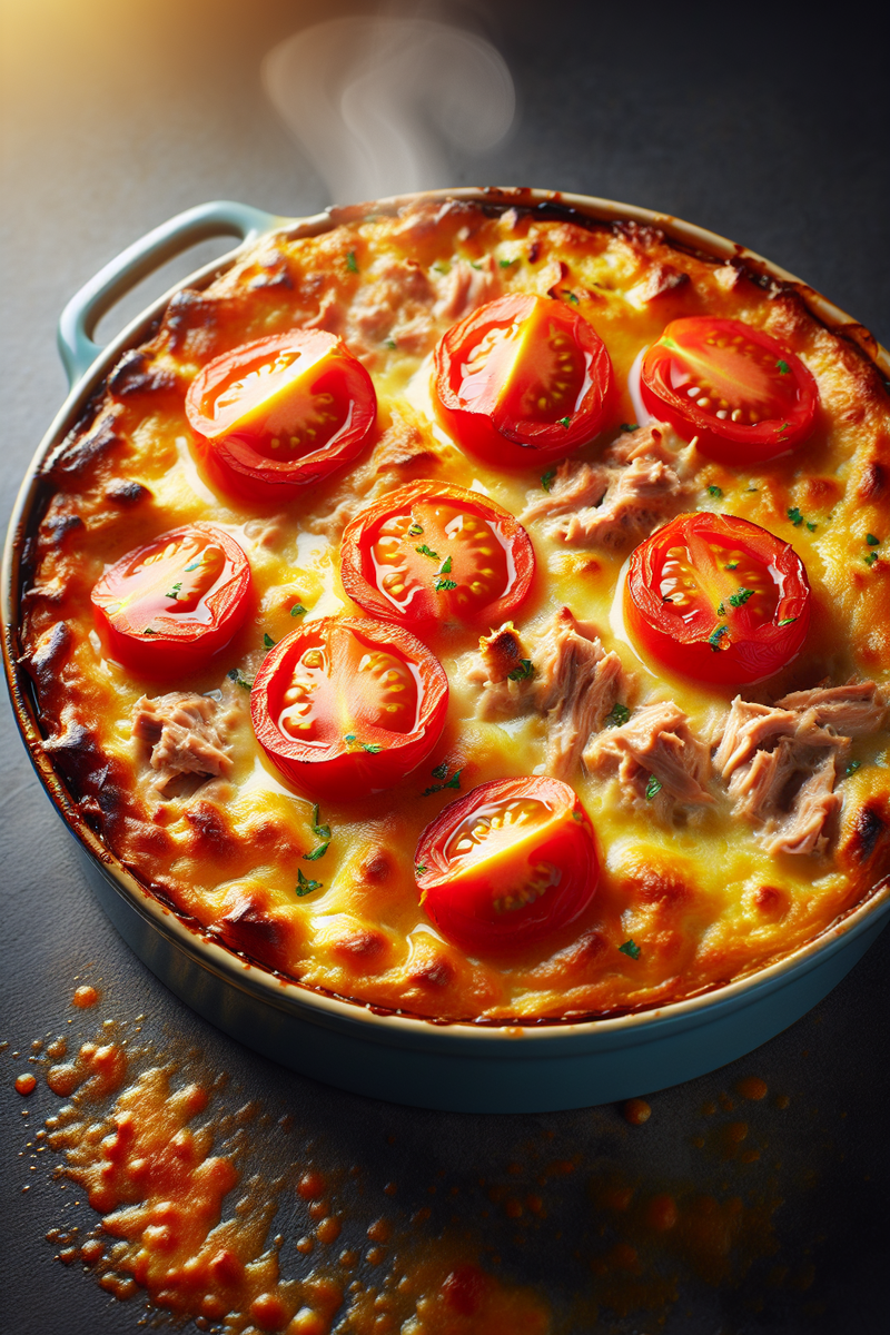 Gratin de thon aux tomates