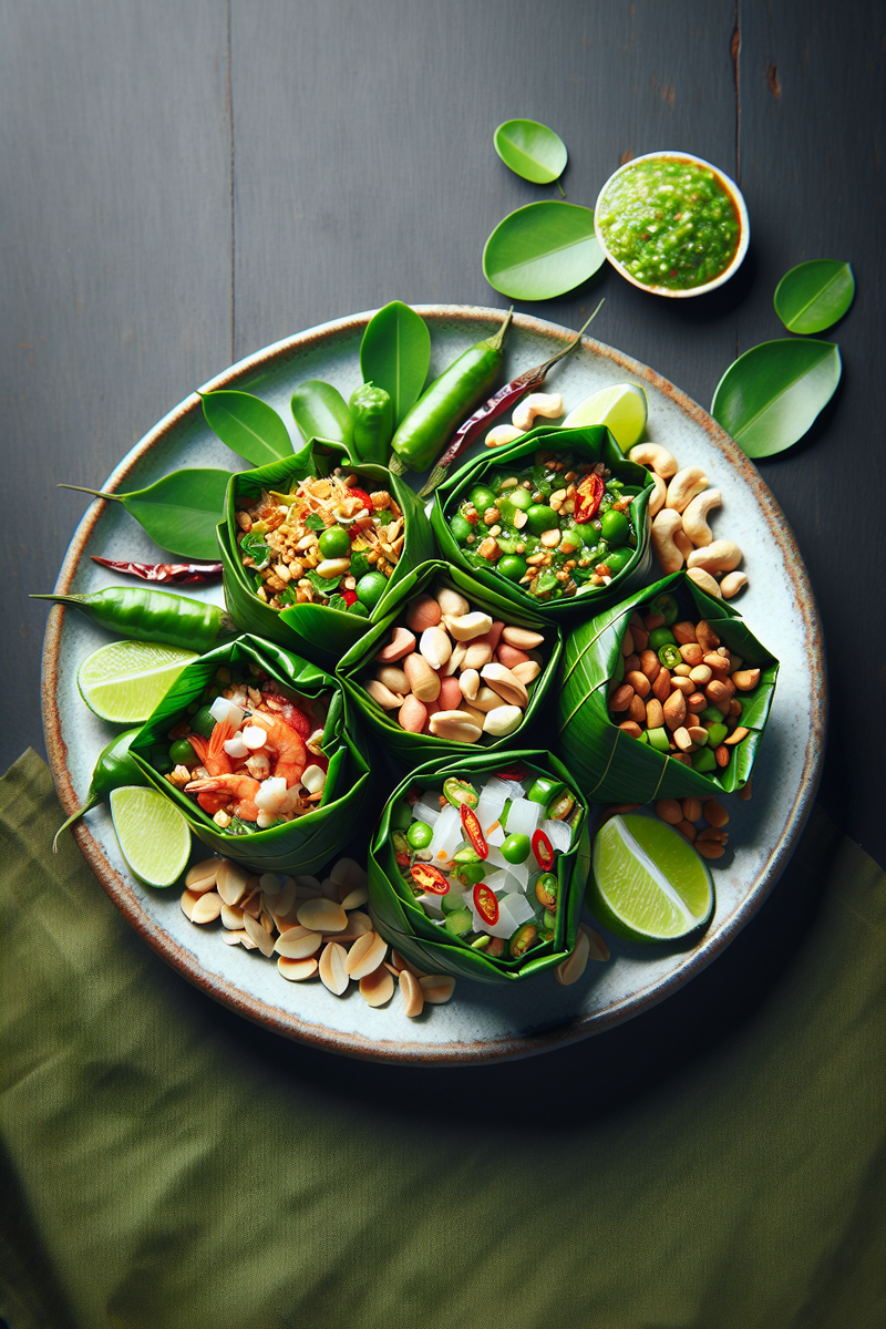 Miang Kham (Bouchées enveloppées)