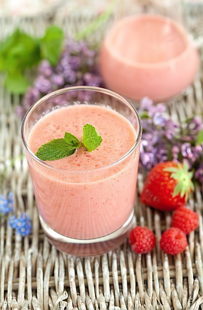 Milkshake à la fraise