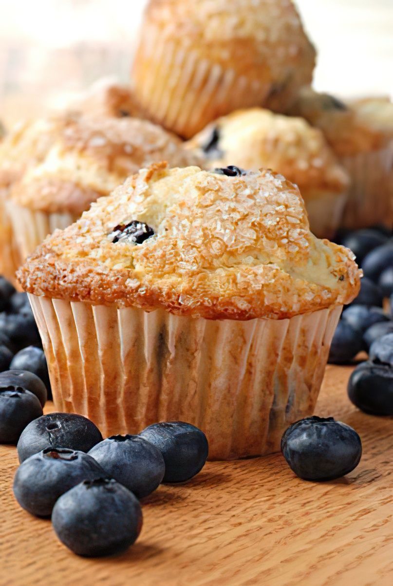 Muffins aux myrtilles