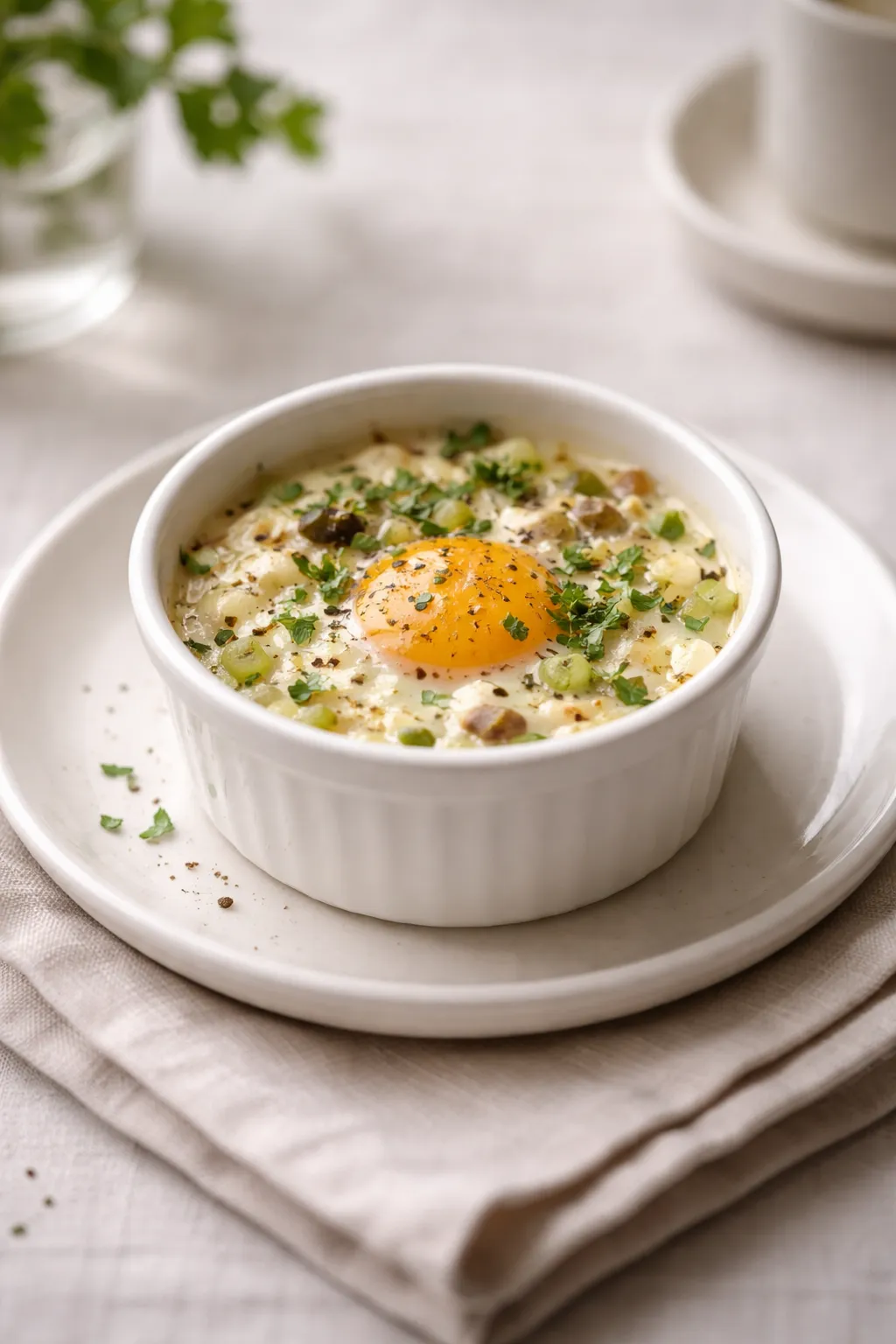 Oeufs en cocotte tartare