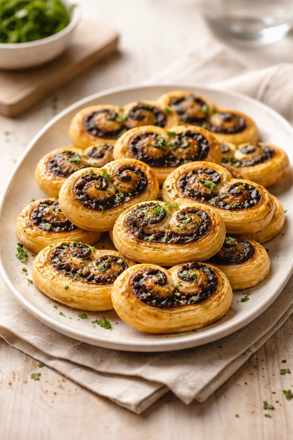 Palmiers à la tapenade