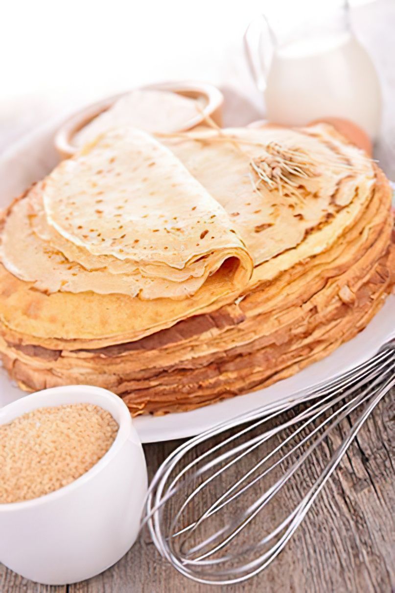 Pâte à crêpe sucrée