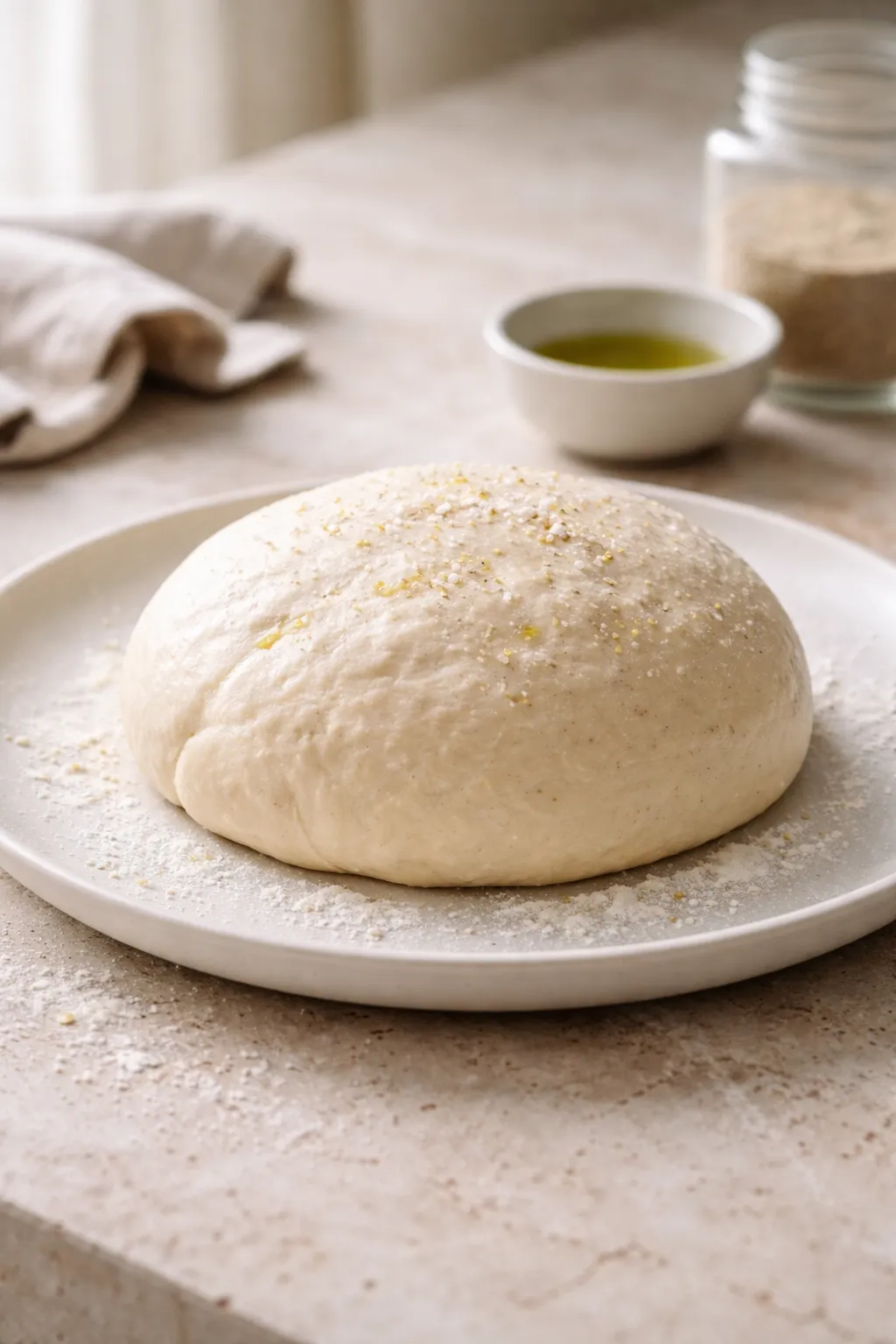 Pâte à pizza épaisse et moelleuse