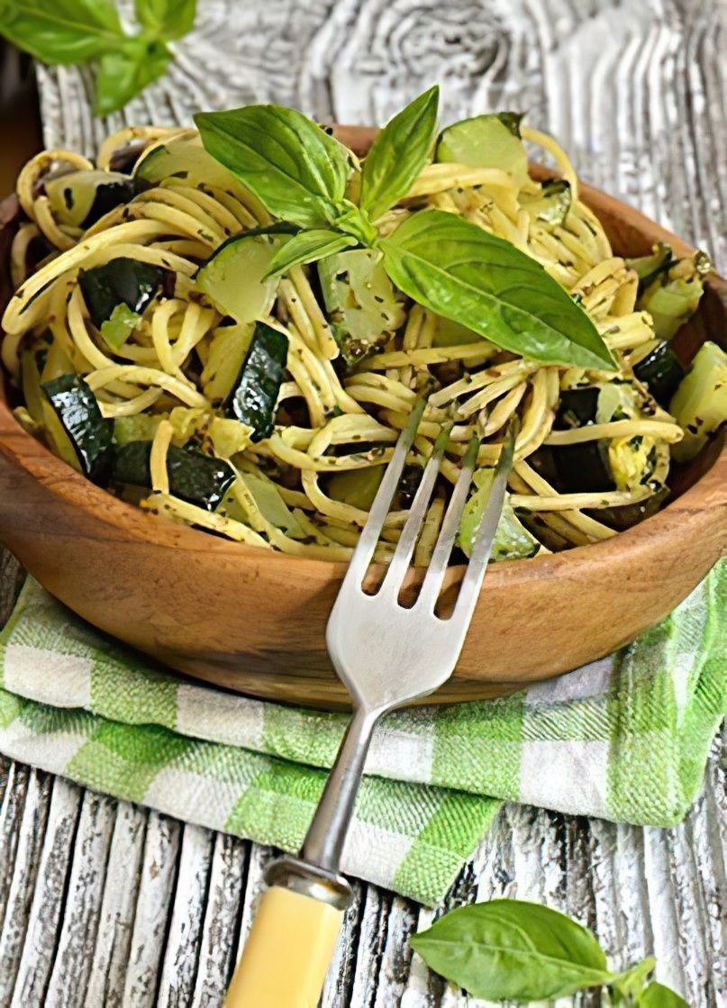 Pâtes aux courgettes