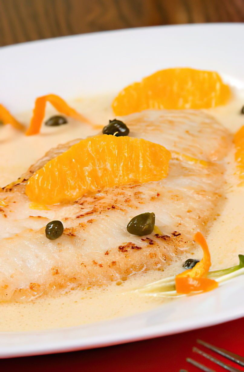 Recette de poisson blanc à la sauce à l'orange - Facile et savoureuse