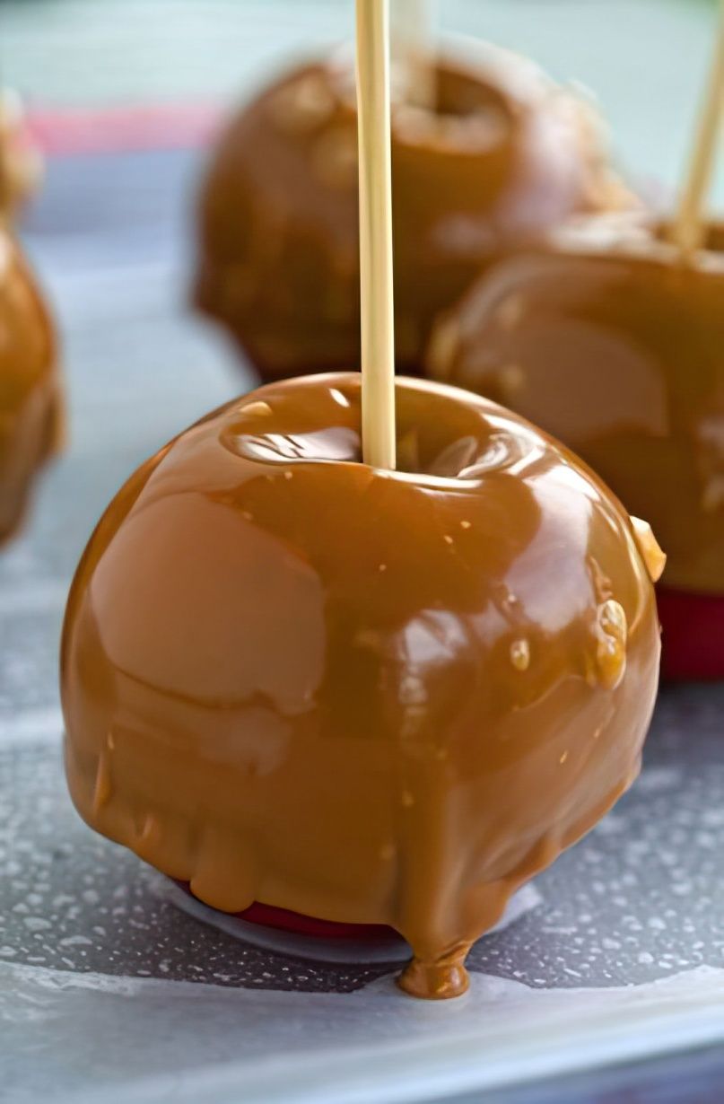 Pommes au caramel au beurre salé