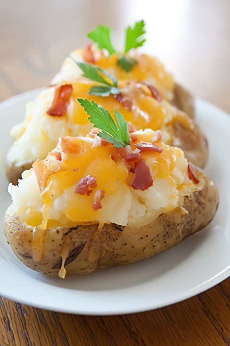 Pommes de terre au four aux lardons