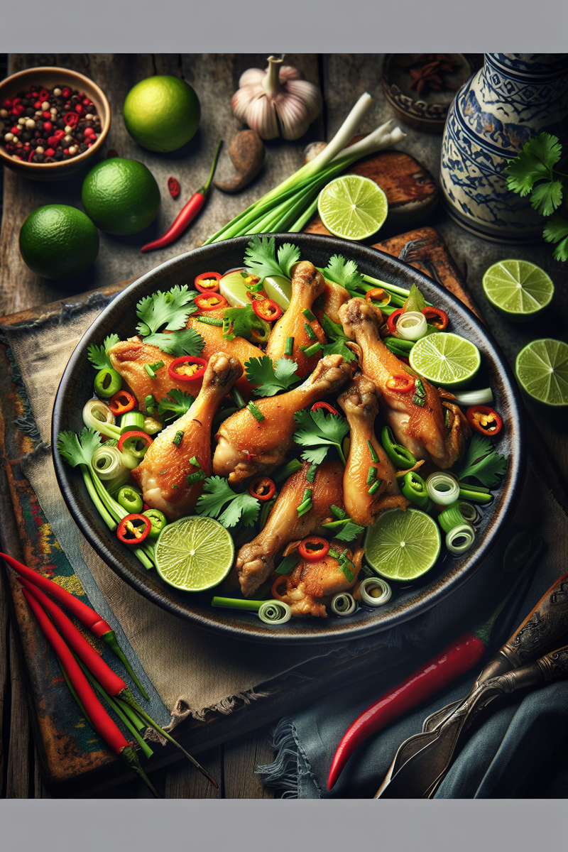 Poulet au citron vert