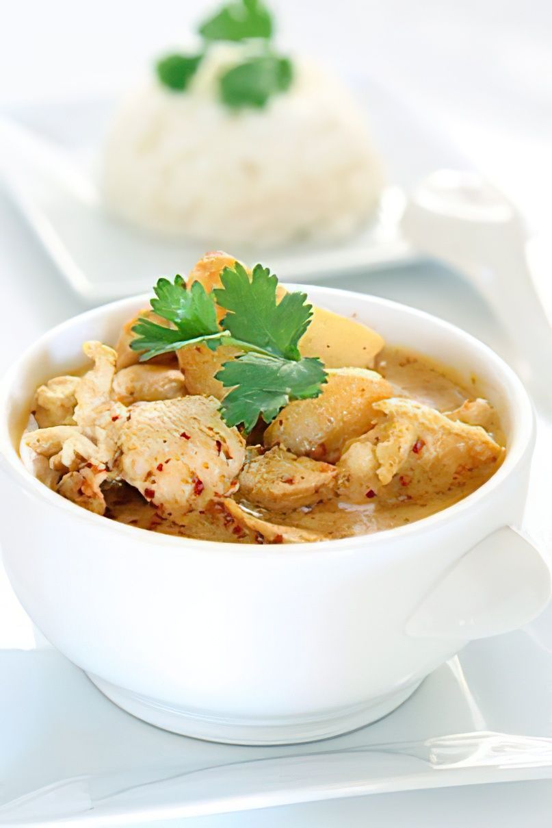 Poulet au curry coco