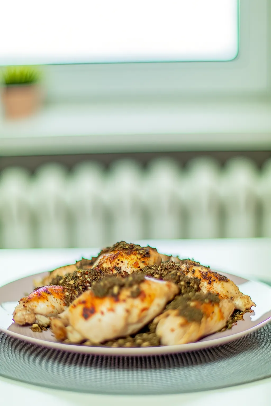 Poulet au zaatar