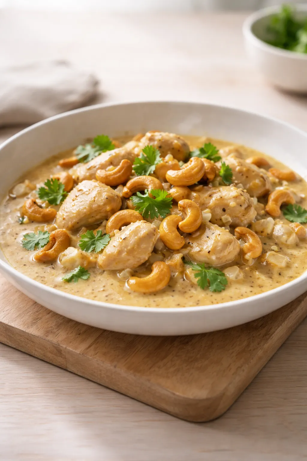 Poulet coco aux noix de cajou