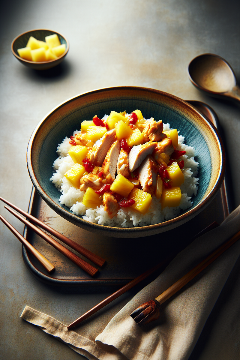 Poulet express à l'ananas
