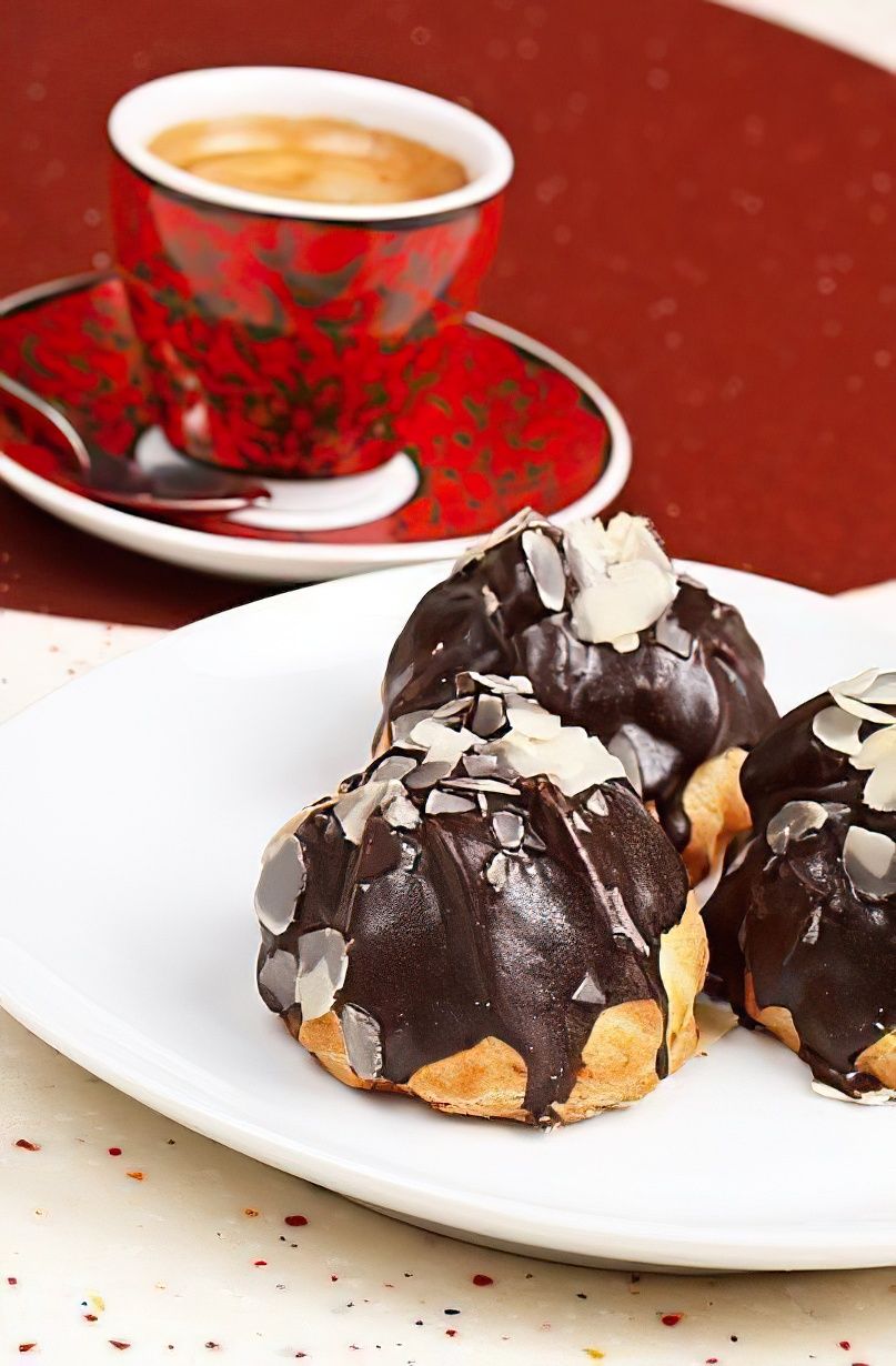 Profiteroles au chocolat