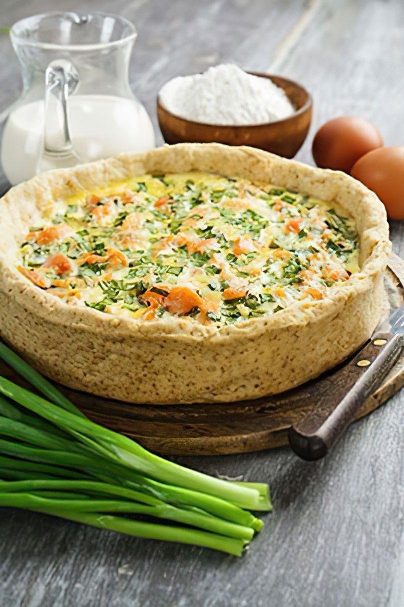 Quiche au saumon