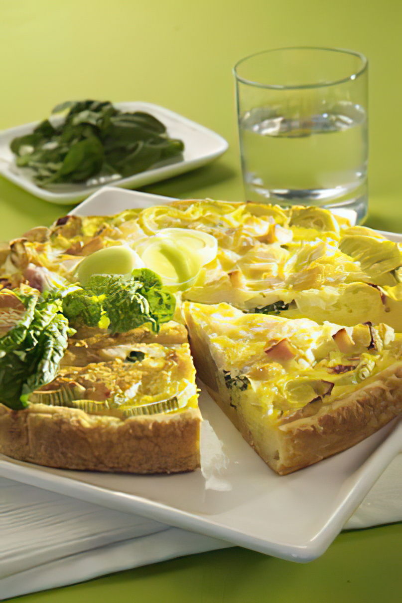 Quiche aux poireaux