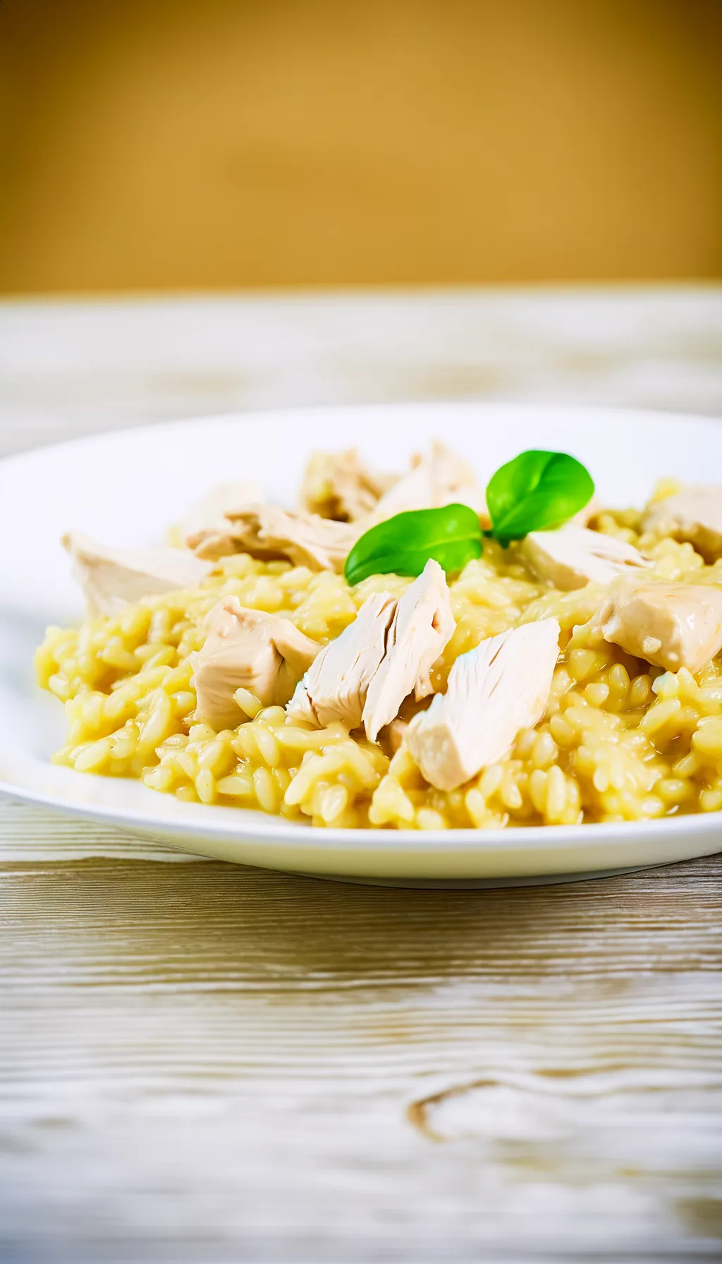 Risotto au poulet