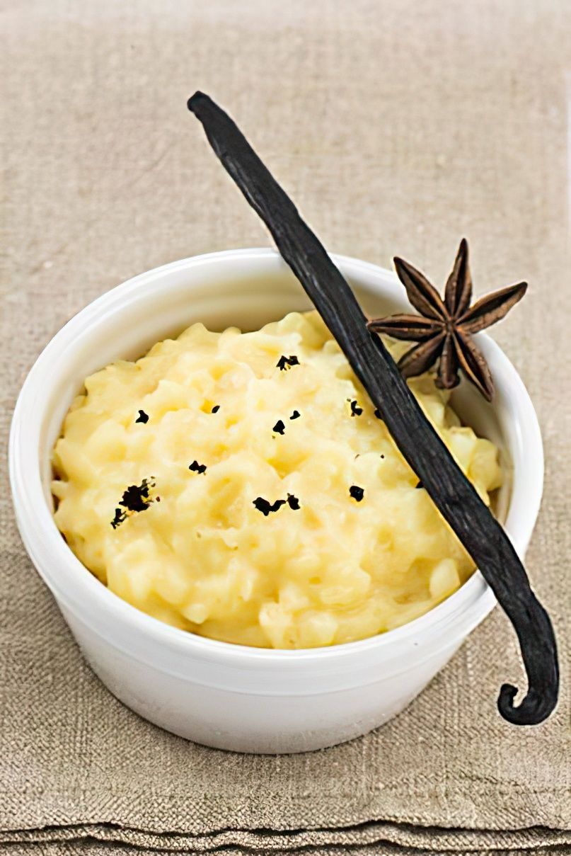 Riz au lait à la vanille
