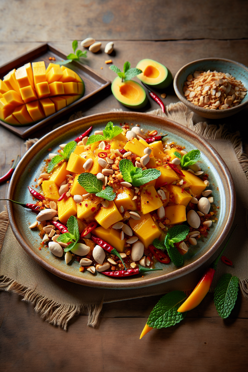 Salade de mangue (Yam Mamuang)