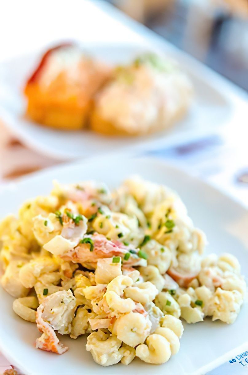 Salade de pâtes au crabe